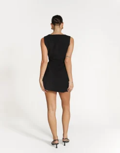 Alayna Mini Dress (Black)*CHARCOAL Fashion