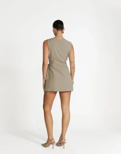 Alayna Mini Dress (Dusty Sage)*CHARCOAL Fashion