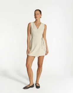 Alayna Mini Dress (Oat)*CHARCOAL New