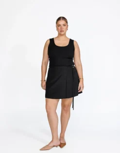 Alayna Mini Skirt (Black)*CHARCOAL Sale