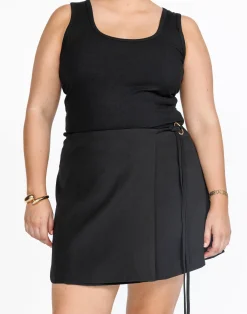 Alayna Mini Skirt (Black)*CHARCOAL Sale