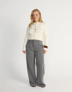 Alayna Pants (Grey)*CHARCOAL CLOTHING Outlet