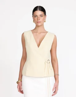 Alayna Top (Beige)*CHARCOAL Hot