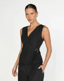 Alayna Top (Black)*CHARCOAL Sale