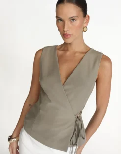 Alayna Top (Dusty Sage)*CHARCOAL Best