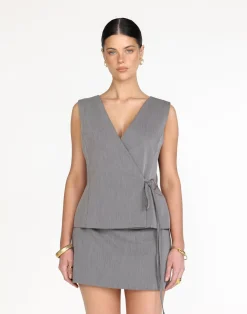 Alayna Top (Grey)*CHARCOAL Discount