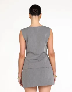 Alayna Top (Grey)*CHARCOAL Discount