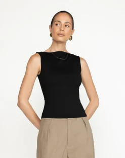 Alda Top (Black)*CHARCOAL Outlet