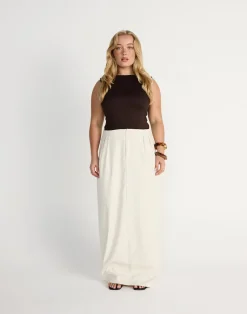Alda Top (Chocolate)*CHARCOAL Discount