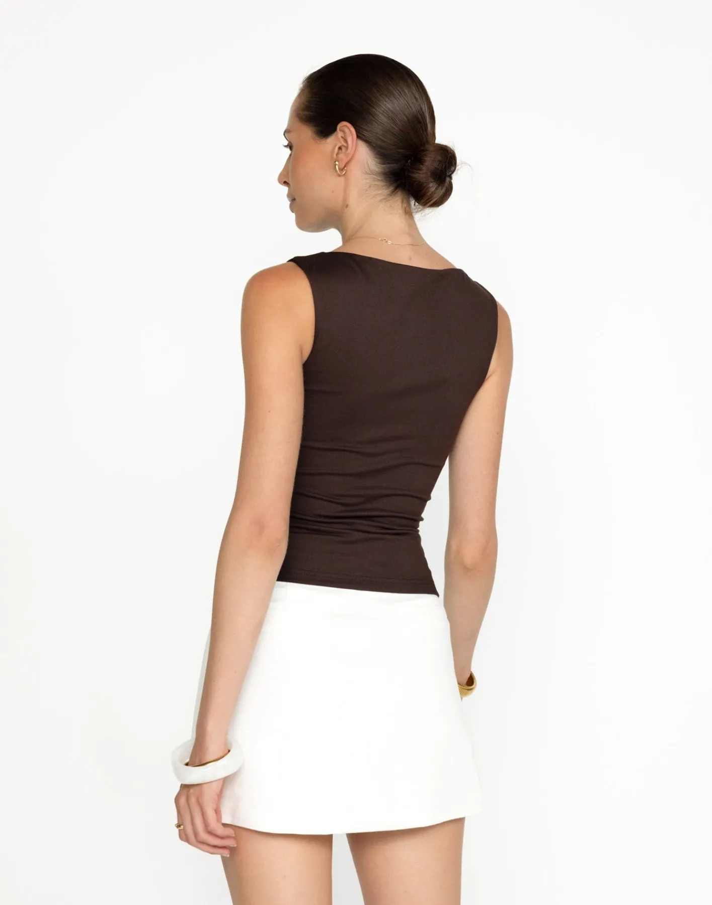 Alda Top (Chocolate)*CHARCOAL Discount