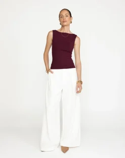 Alda Top (Plum)*CHARCOAL Best