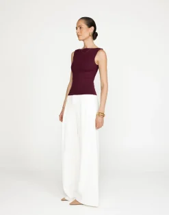 Alda Top (Plum)*CHARCOAL Best