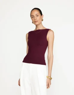 Alda Top (Plum)*CHARCOAL Best