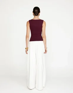 Alda Top (Plum)*CHARCOAL Best