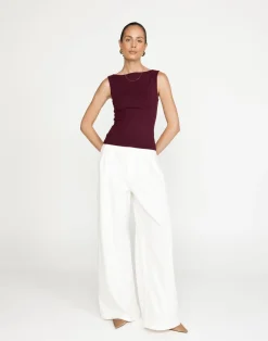 Alda Top (Plum)*CHARCOAL Best