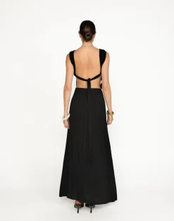 Aleah Maxi Skirt (Black)*CHARCOAL New