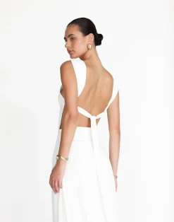 Aleah Top (White)*CHARCOAL Sale