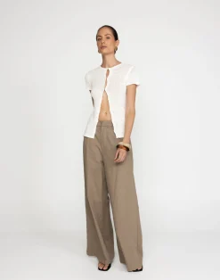 Aleyna Top (White)*CHARCOAL Sale