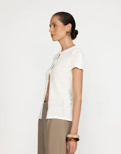 Aleyna Top (White)*CHARCOAL Sale