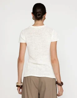 Aleyna Top (White)*CHARCOAL Sale