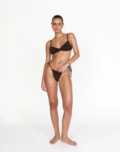 Ali Bikini Top (Chocolate)*CHARCOAL Online