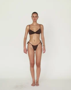 Ali Bikini Top (Chocolate)*CHARCOAL Online
