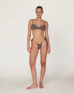 Ali Bikini Top (Marlow)*CHARCOAL Hot