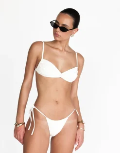 Ali Bikini Top (Pearl)*CHARCOAL New