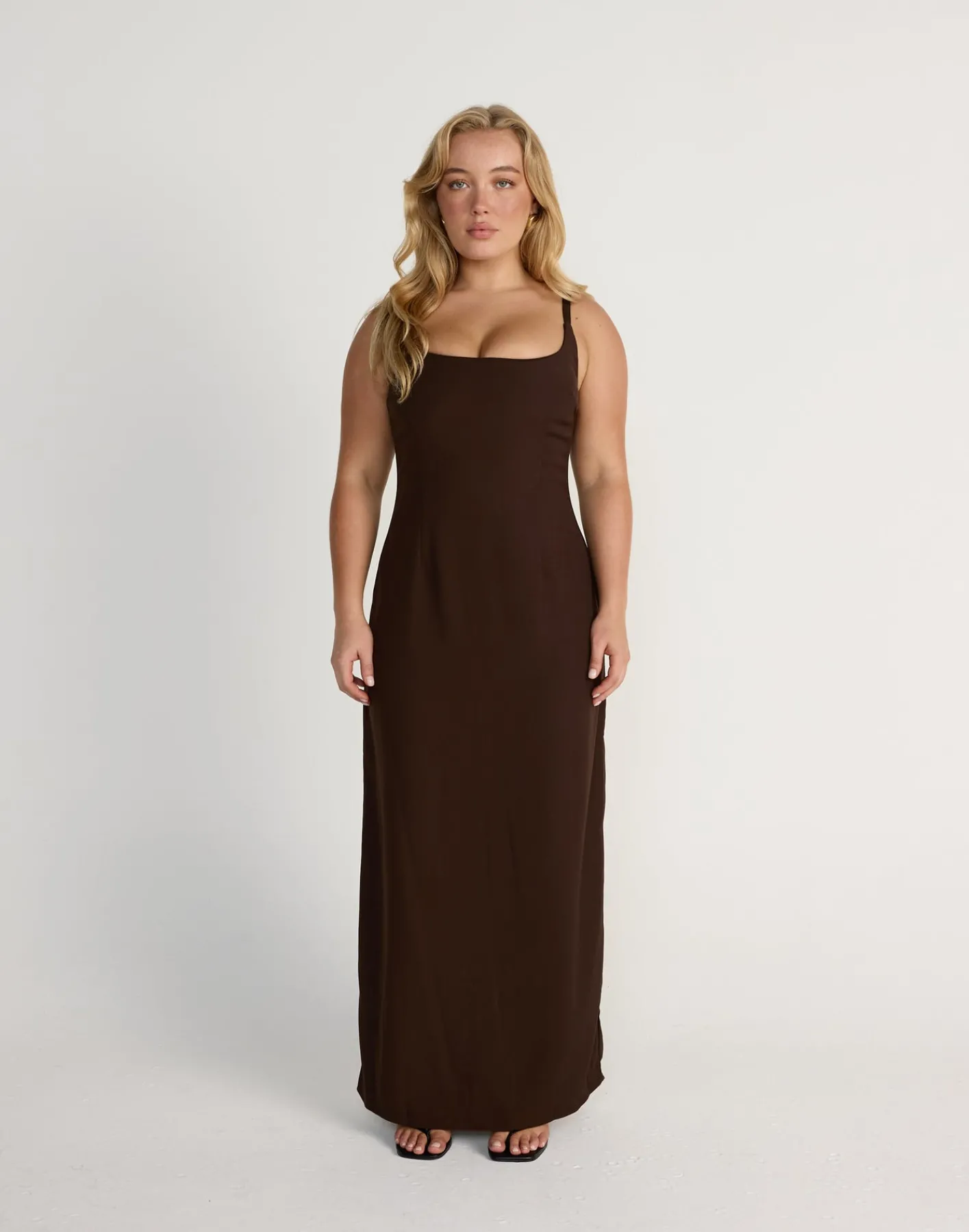 Alistair Maxi Dress (Chocolate)*CHARCOAL CLOTHING Discount