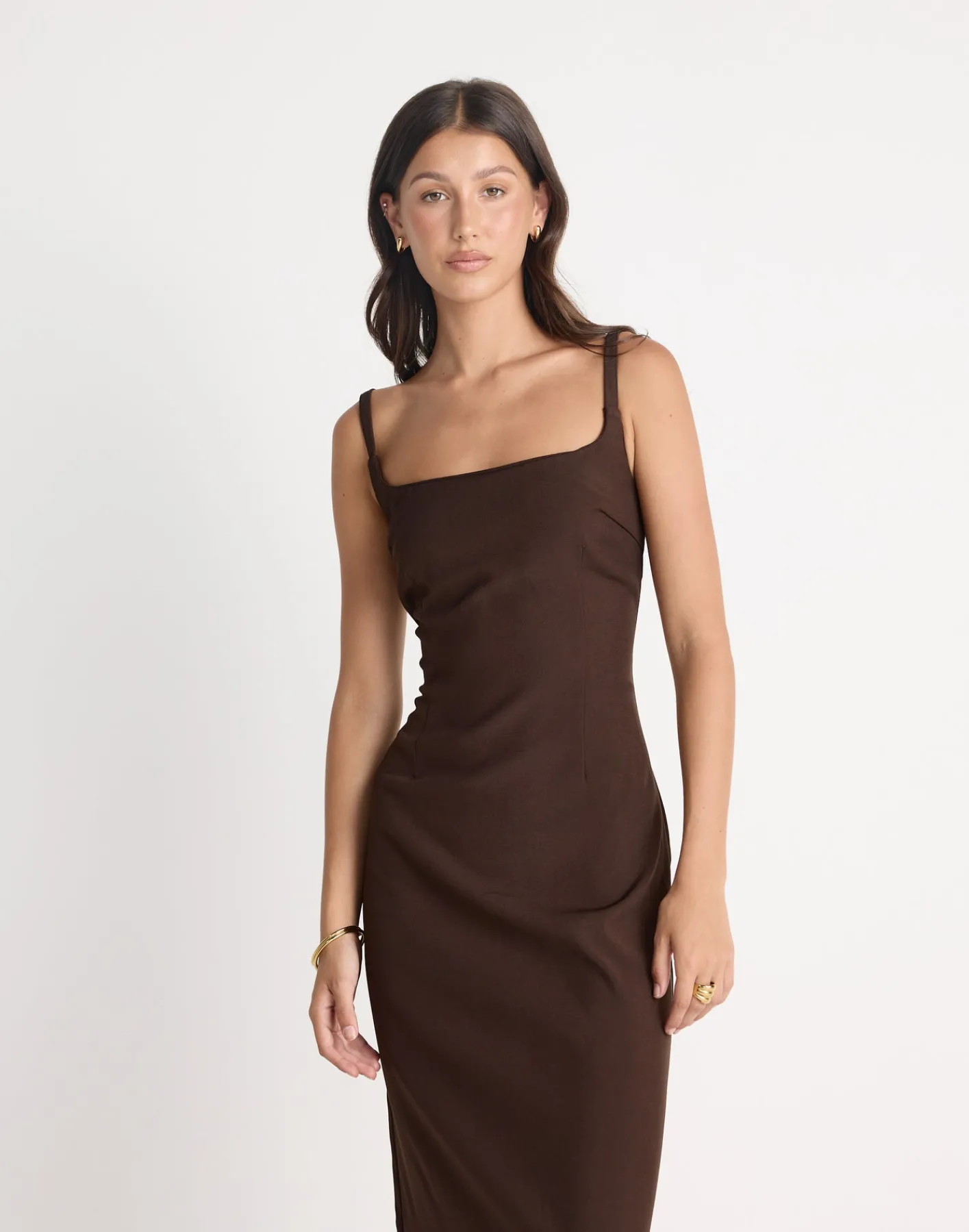 Alistair Maxi Dress (Chocolate)*CHARCOAL CLOTHING Discount