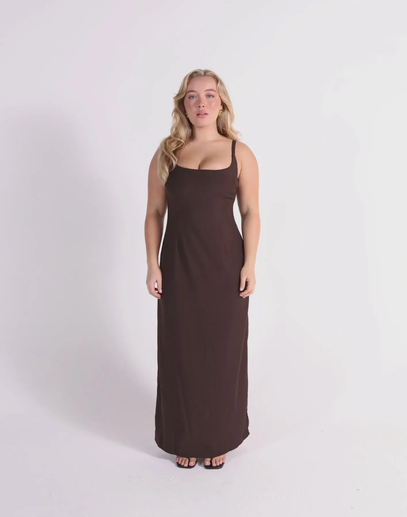 Alistair Maxi Dress (Chocolate)*CHARCOAL CLOTHING Discount