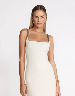 Alistair Maxi Dress (Oat)*CHARCOAL Sale