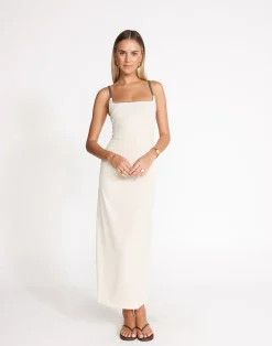 Alistair Maxi Dress (Oat)*CHARCOAL Sale