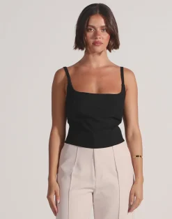 Alistair Top (Black)*CHARCOAL New