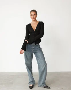 Althea Long Sleeve Top (Black)*CHARCOAL Fashion