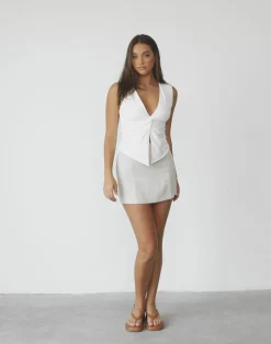 Althea Top (White)*CHARCOAL Online