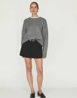 Alva Knit Jumper (Grey Marle)*CHARCOAL Outlet
