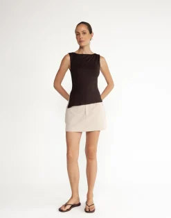Amanda Top (Chocolate)*CHARCOAL Sale
