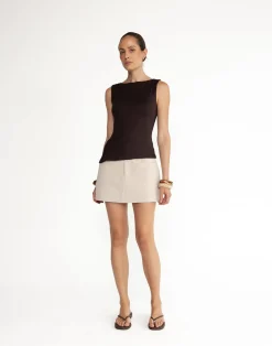 Amanda Top (Chocolate)*CHARCOAL Sale