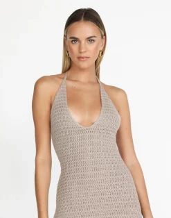 Amani Maxi Dress (Macchiato)*CHARCOAL Clearance