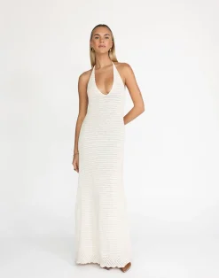 Amani Maxi Dress (Off White)*CHARCOAL Discount