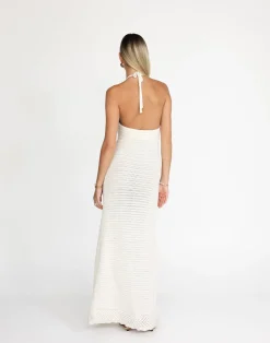 Amani Maxi Dress (Off White)*CHARCOAL Discount