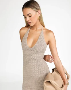 Amani Mini Dress (Macchiato)*CHARCOAL Sale