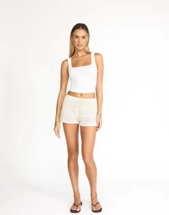 Amani Shorts (Off White)*CHARCOAL New
