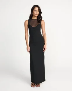 Amour Maxi Dress (Black)*CHARCOAL Fashion