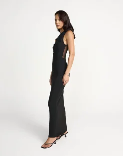 Amour Maxi Dress (Black)*CHARCOAL Fashion