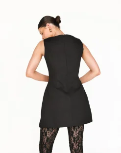 Anders Mini Dress (Black)*CHARCOAL Sale