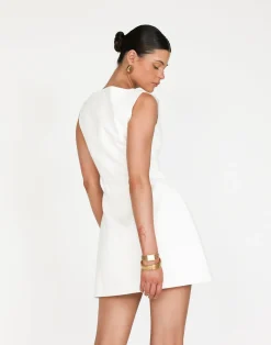 Anders Mini Dress (White)*CHARCOAL Outlet