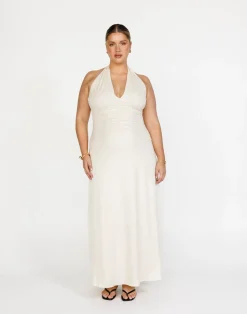 Araminta Maxi Dress (Oat)*CHARCOAL Online