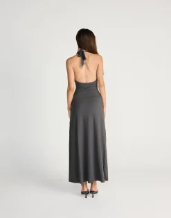 Araminta Maxi Dress (Slate)*CHARCOAL CLOTHING Outlet